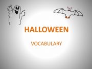 English powerpoint: Halloween vocabulary