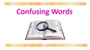 English powerpoint: confusing words