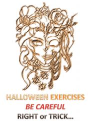 English powerpoint: Halloween 2018 - 4 exercises with key.