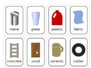 English powerpoint: Materials vocabulary