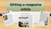 English powerpoint: Writing an Article 