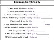 English powerpoint: Conversational Questions #2