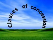 English powerpoint: CLAUSES OF CONCESSION