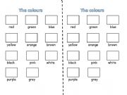English powerpoint: The colours
