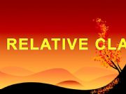 English powerpoint: RELATIVE CLAUSES