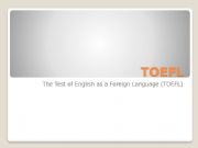 English powerpoint: TOEFL presentation - reading