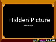 English powerpoint: Hidden Picture Games - Activities