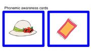 English powerpoint: Phonemic awareness cards
