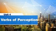 English powerpoint: Verb of perception