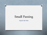 English powerpoint: Small Passing Poem