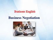 English powerpoint: Business Negotiation