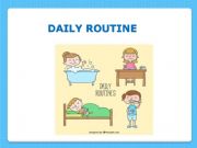 English powerpoint: Daily Routine 1