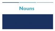English powerpoint: Types Of Nouns