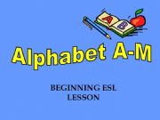 English powerpoint: ABC Lesson 1