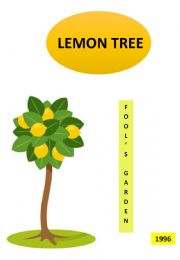 English powerpoint: Yellow Lemon Tree