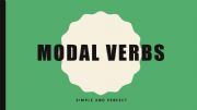 English powerpoint: MODAL VERBS