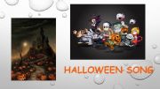 English powerpoint: Halloween song