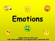 English powerpoint: Feelings/Emotions