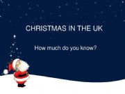 English powerpoint: Christmas in the UK