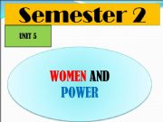 English powerpoint: women and power 
