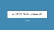 English powerpoint: Harry Potter and the Philosophers Stone Harry Gets Letters
