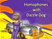 English powerpoint: Homophones Part 1 of 5 ANIMATED and colorful PPT with sound