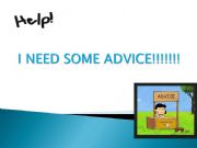English powerpoint: Giving advice (should)