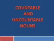 English powerpoint: Countable and uncountable nouns
