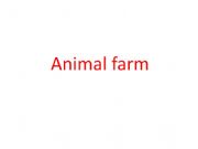 English powerpoint: Introducing Animal farm movies