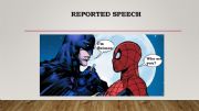 English powerpoint: ppt reported speech