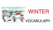 English powerpoint: Winter Vocabulary