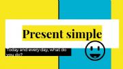 English powerpoint: Present simple characteristics