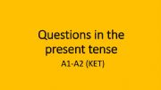 English powerpoint: Present Simple Questions (Y/N and WH-) 