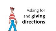 English powerpoint: Animated asking for and giving directions