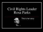 English powerpoint: Rosa Parks
