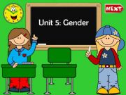 English powerpoint: Gender