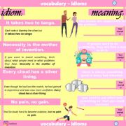 English powerpoint: Idioms 