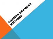 English powerpoint: Grammar Refresher Part 2