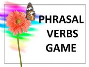 English powerpoint: phrasal verbs game
