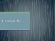 English powerpoint: Eating disorders