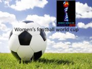 English powerpoint: Womens FIFA world cup 2019