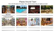 English powerpoint: Places Around Town