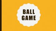 English powerpoint: ball game starter