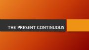 English powerpoint: The Present Continuous
