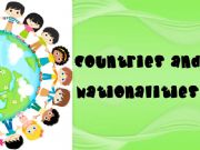English powerpoint: Countries and nationalities- part I