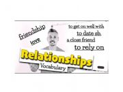 English powerpoint: Love and relationship vocabulary