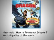 English powerpoint: How to train your dragon - Speaking exercises