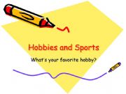 English powerpoint: Hobbies and Sports
