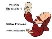 English powerpoint: Relative pronouns and Hamlet