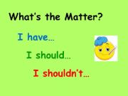English powerpoint: Whats the Matter? Dice Game